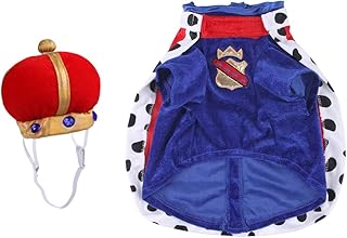 Halloween Costumes Boys Clothes Pet King Costume Dog Cape Halloween Dog Clothes Cat Puppy Breathable Outfits for Puppies Cat Dog Kitten Boys Shirts Dog Costume