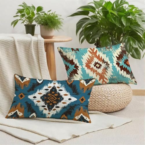 Coussin lit taie oreiller décoratif rétro velours luxueux
