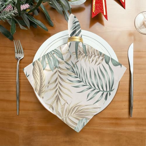 Servilletas de Tela Tropical Palm Leaves Set de 6 miniatura 2