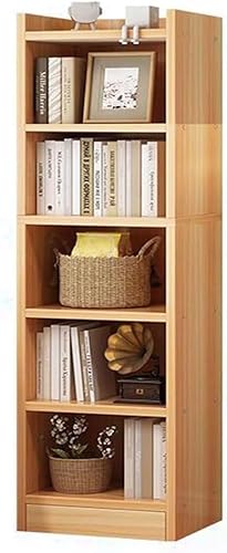 Combination Bookshelf Home Office Bookcases，Floor Corner Bookshelf, Open Multi-Compartment Storage, Wide/Deep/Thick Stable Heavy-Duty, for Home Office, Living Room, Bedroom (5 Layers)