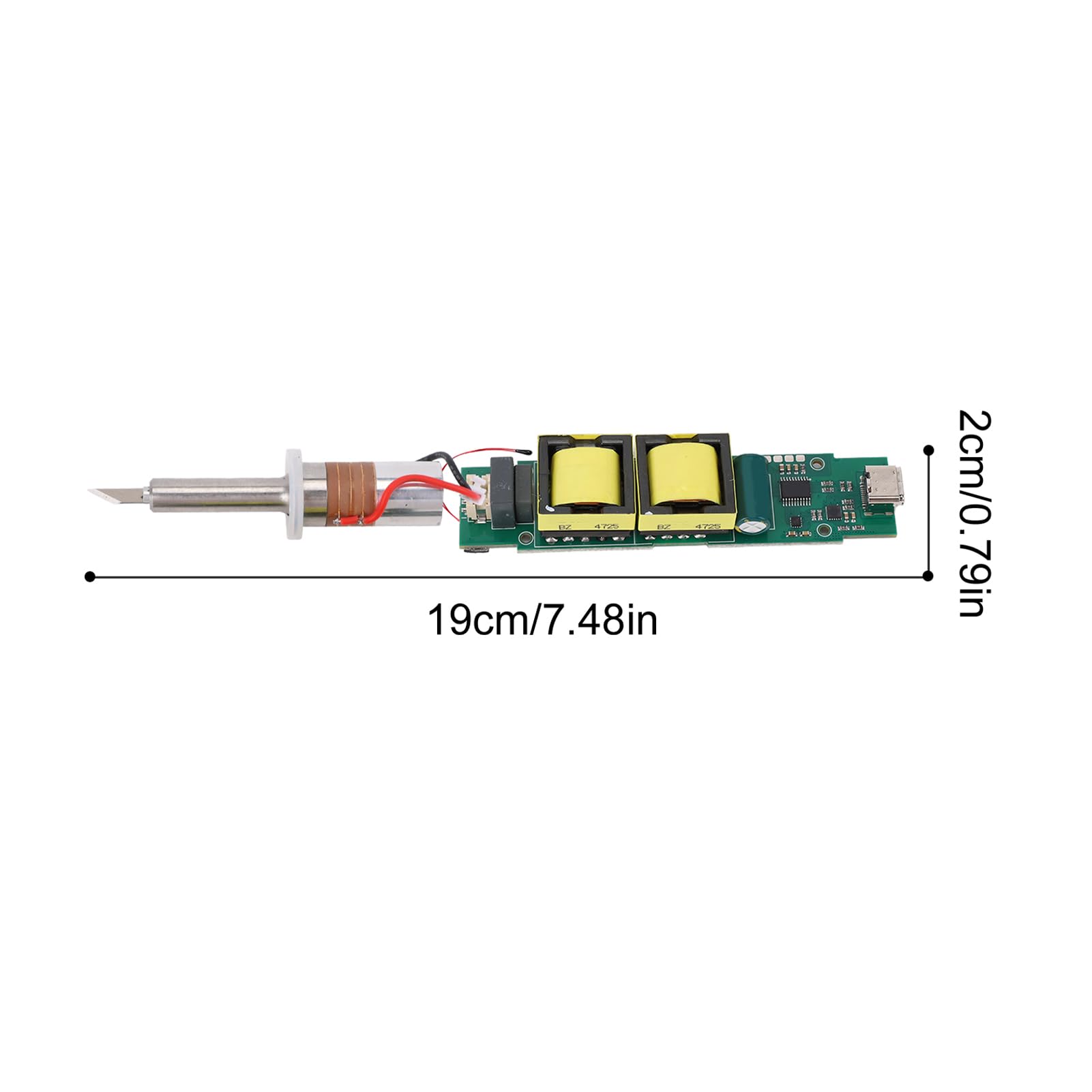 Fafeicy Ultraschall-Schneidwerkzeug-Set, 40 KHz Frequenz, 3-stufig Verstellbar für 3D-Druck, Kunststoff, Holz, Harz, Ergonomisches Leichtgewicht mit 30 Klingen für Bastler