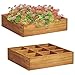 vidaXL Garten-Hochbeet für Kräuter Massivholz Akazie 60 x 60 x 15 cm