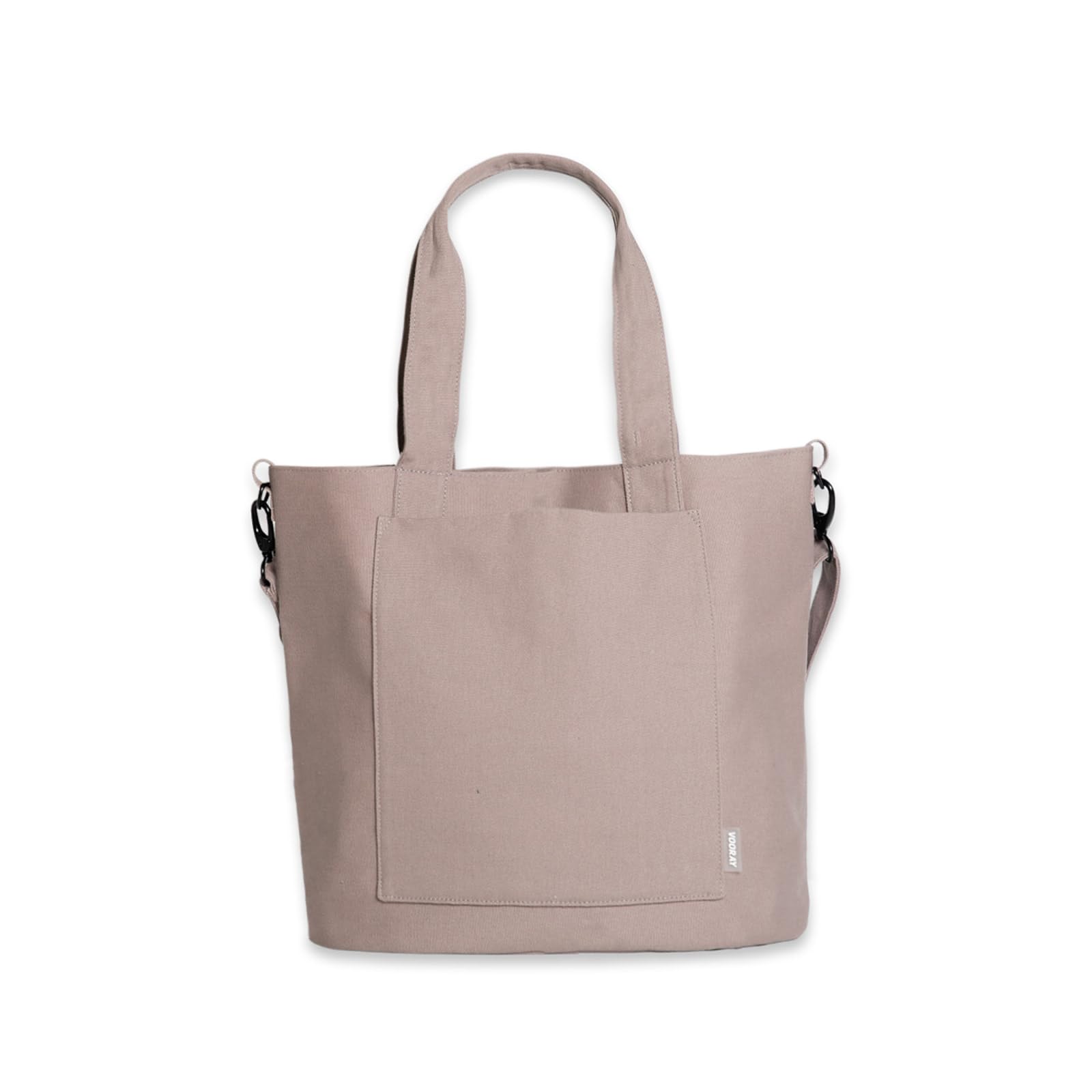 VOORAY 22L Zoey Tote Bag | Organic Cotton Material | Versatile Everyday Use | Fits Your Laptop | Water Bottle Sleeve