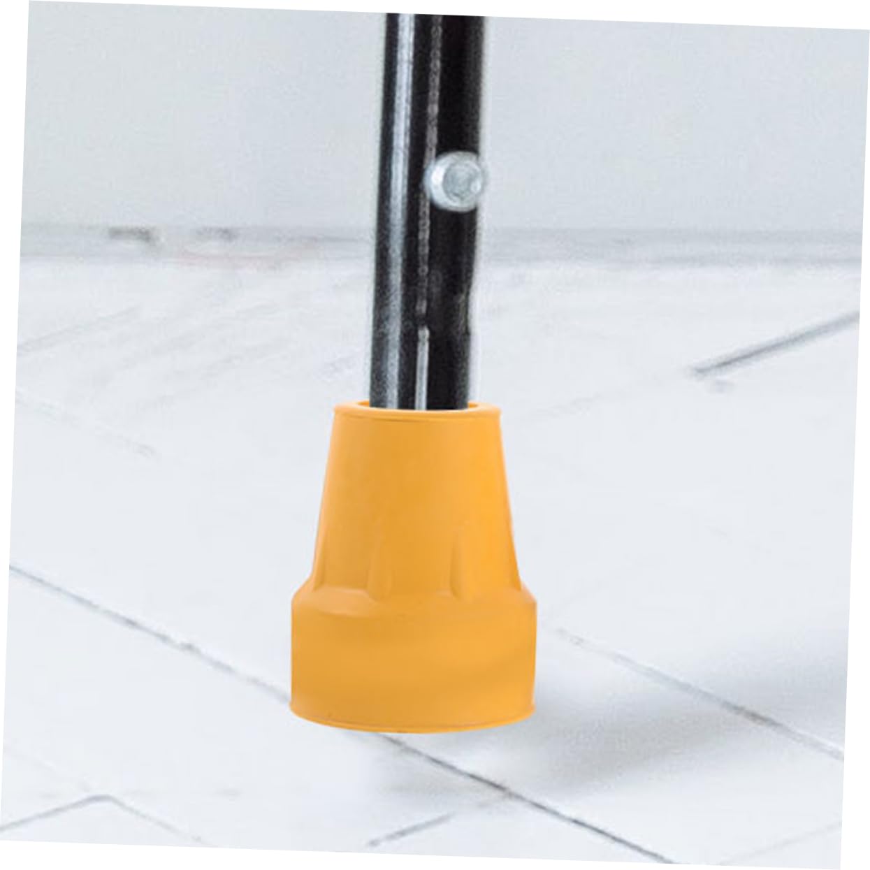 Ipetboom 6pcs Walking Stick Tips Climbing Cane Foot Covers Non-Slip Crutch Feet Tip for Long-Lasting Use