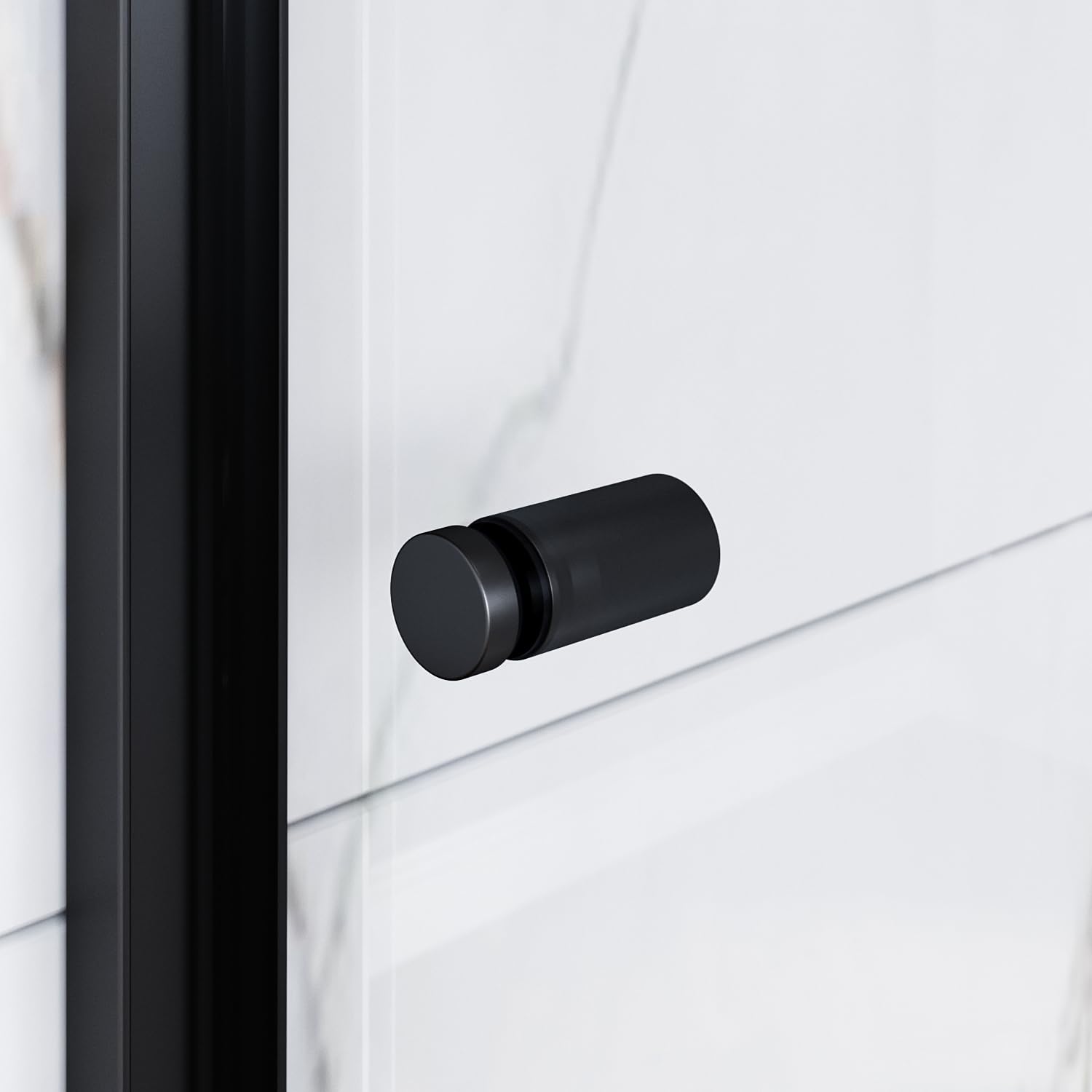 Amazon.co.jp: エレガントなセミフレームレスシャワードア幅54