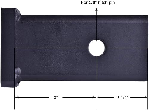 Miniatura 2 de 84028 Towever Adaptador de enganche de remolque para reductor de enganche de servicio clase V, manga de 2.5 a 2 pulgadas