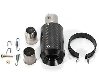 Sponsored Ad - Universal Carbon Fiber Muffler Exhaust Pipe 38~51mm Motorcycles ATV Exhaust Silencer Muffler Pipe Slip-On S...