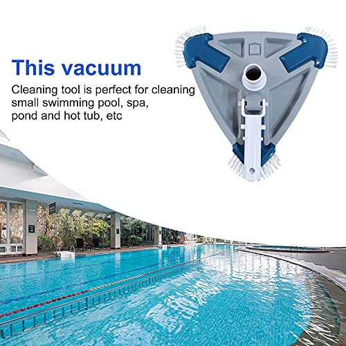 WHSC Zwembad Vacuüm Hoofd Gewogen Driehoek SPA Stofzuigers Cleaner met Hoekige Borstel - Image 7