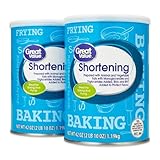 Great Value Shortening for Baking and Frying, 42 oz Can, 2-Pack