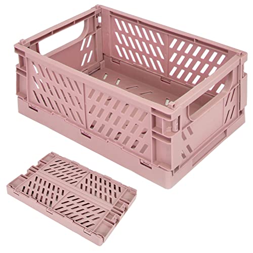 DEARBAG Scatola Portaoggetti Pieghevole Rosa