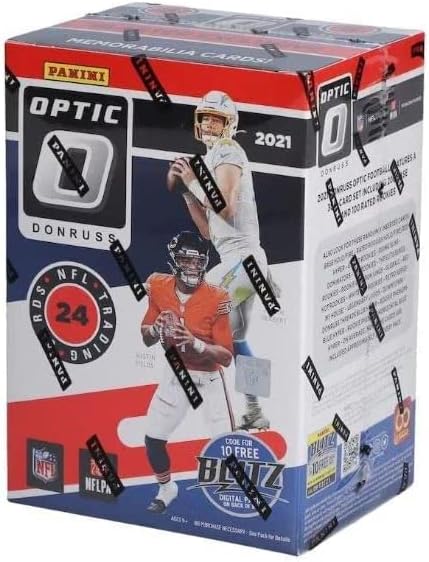 2021 Panini Donruss Optic Football Blaster Box (Red Hyper Parallels) (Fanatics)