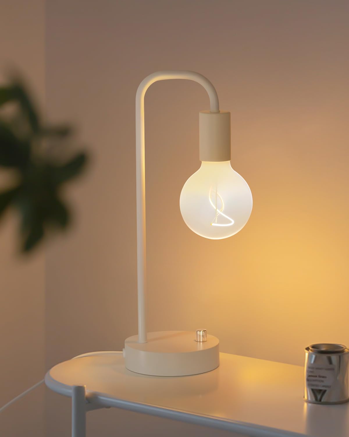 ONEWISH Industrial Small Table Lamp