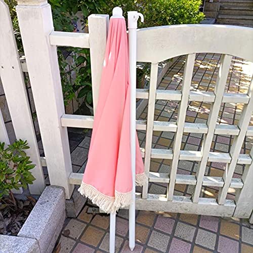 Horv Patio Umbrella,Beach Umbrella, Outdoor Umbrella Sun Shade For Lawn Pool Backyard Garden Parasol With Tilt Mechanism (Pink) #TOP4