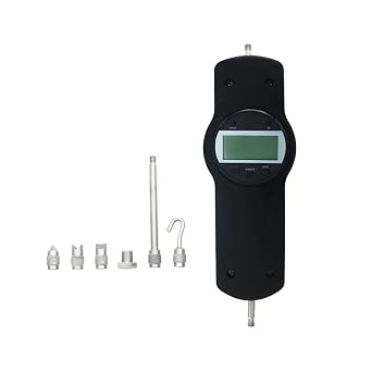Portable Digital Force Meter Dynamometer Digital Push Pull Gauge Force Measuring Instruments with Multiple Unit Conversion(500N)