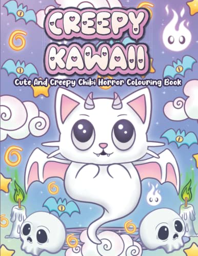 Creepy Kawaii Cute And Creepy Chibi Horror Colouring Book: Pastel Goth Colouring Book