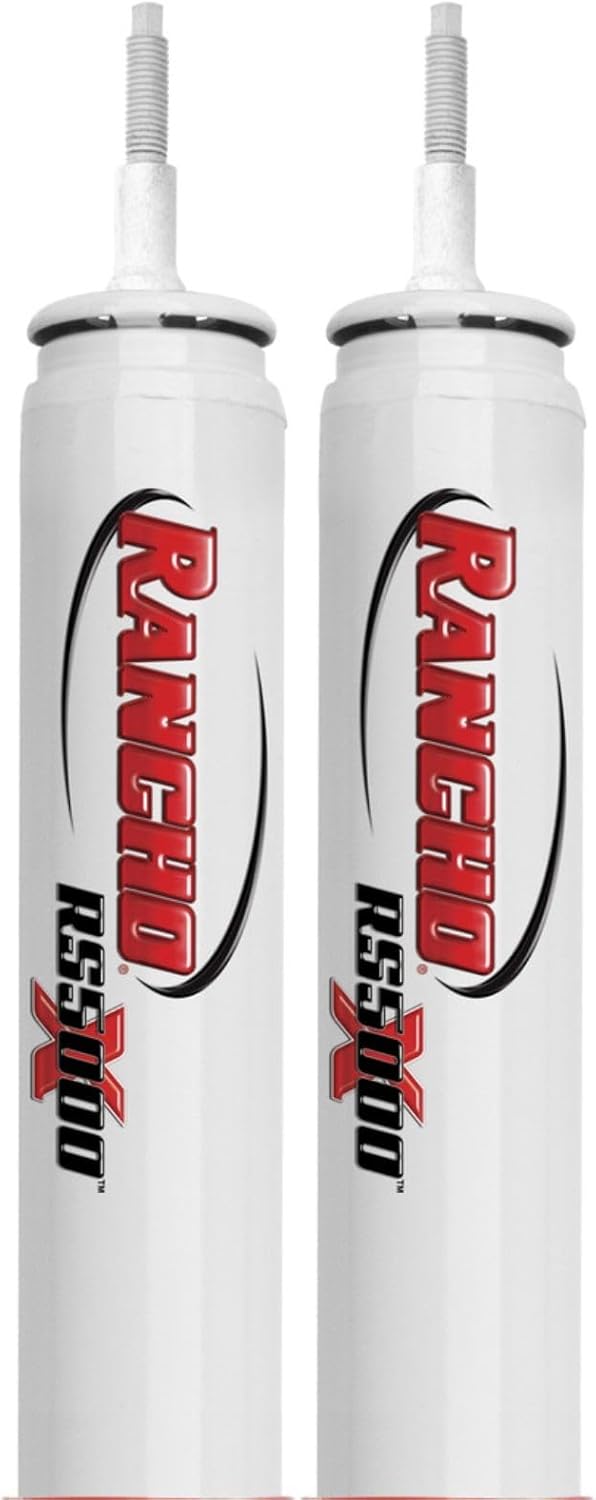 Pair of Rancho RS5000X Series Front Shocks fits 1994 1999 Ram 2500 4WD with 0” Lift & 8,800 lb. Gross Vehicle Weight | Improves Handling & Performance | Includes TrendsAuto Decal