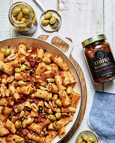 Mina Shakshuka Sauce, Moroccan Tomato Sauce, No Sugar Added, Keto, Delicious With Eggs, Pasta, Chicken And More, 16 Ounce #TOP5