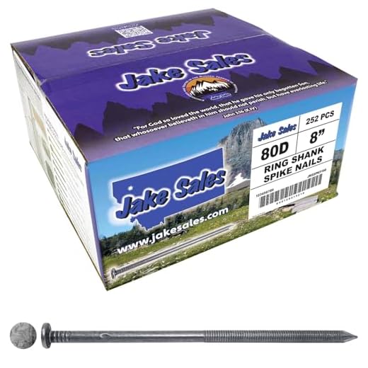Full Box of 5/16" x 8" Spike Nails