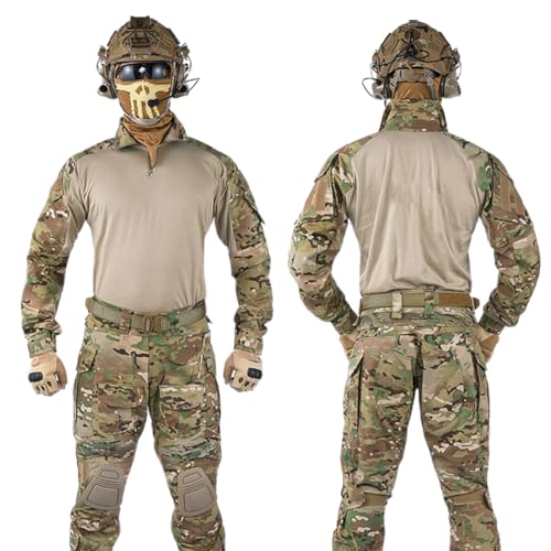 Idogear Outdoor G3 Combat Shirts Camo Military Shirts With 4 Pockets Tactical Assault Long Sleeve For Paintball Airsoft thumb #1