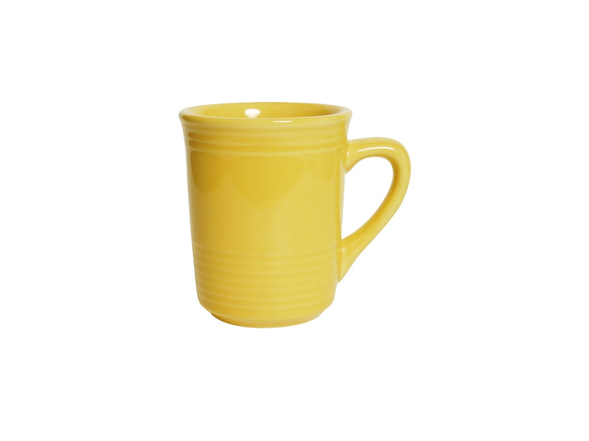 Tuxton China CSM-085 Gala Mug, 8 oz., 3" Diameter x 3-7/8"H, Microwave and Dishwasher Safe, Oven Proof, Fully Vitrified, Ceramic, TuxCare, DuraTux,