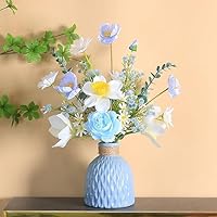 Amazon｜アートフラワー 造花 インテリア 卓上 ブーケ 絹布の花 造花