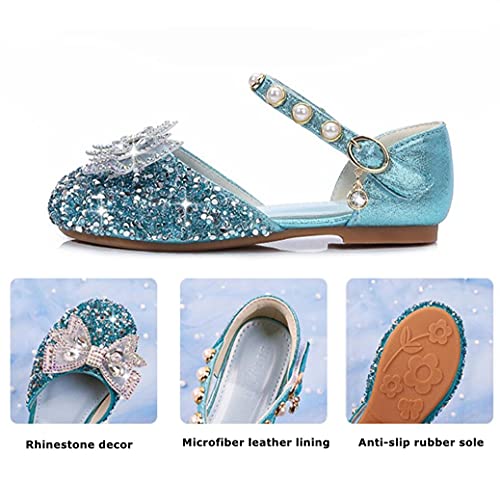 Little Girls Glitter Mary Jane Ballerina Flat Princess Cosplay Performance Party Wedding Dress Sandals Shoes3