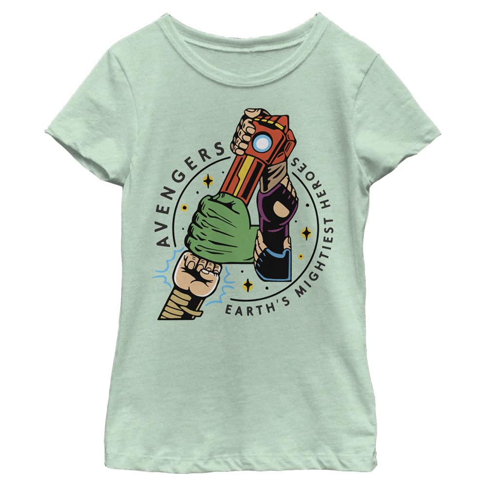 T-shirt Marvel Avengers fille menthe taille L