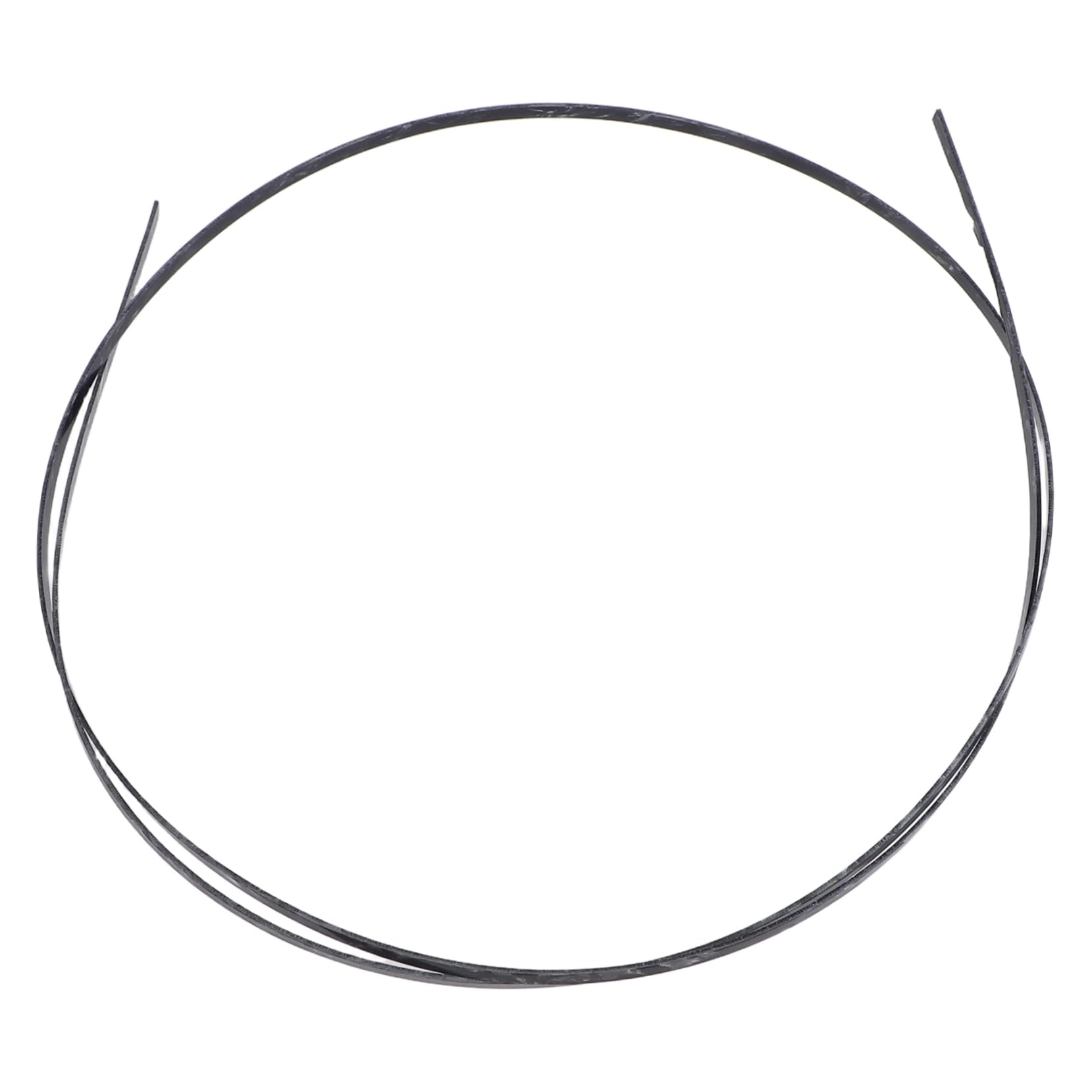 ibasenice Guitar Binding Purfling Strip Plastic Guitar Strip for Acoustic/electric 1650x6x1.5mm Black Easy Install