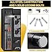 KAER Rifle Safe Gun Safe, Gun Safes for Rifles and Shotguns,Electronic Biometric Gun Safes, with Digital Keypad/Lock/Removable Shelf for 4-5 Gun Safes for Home Rifles and Pistols,11.8
