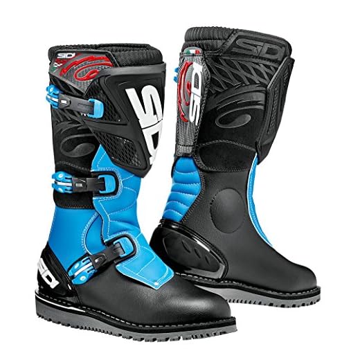 Sidi Trial Zero.1, Negro de Color Azul Claro, 46