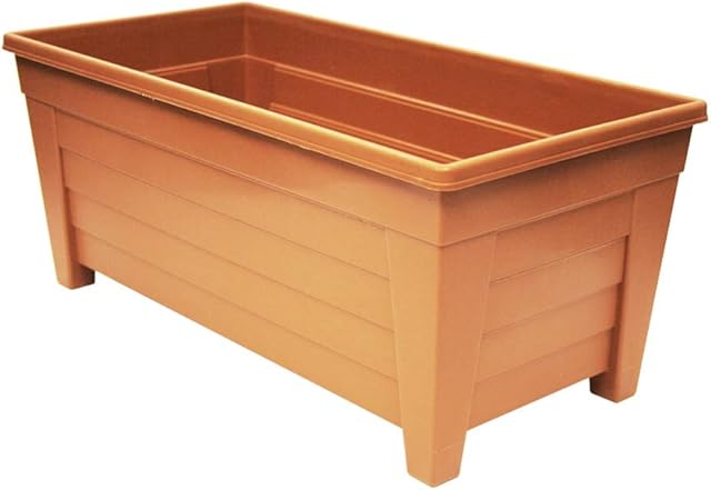 Grosvenor Large 55cm Long Garden Planter Plant Pot Plastic Trough Raised Planter