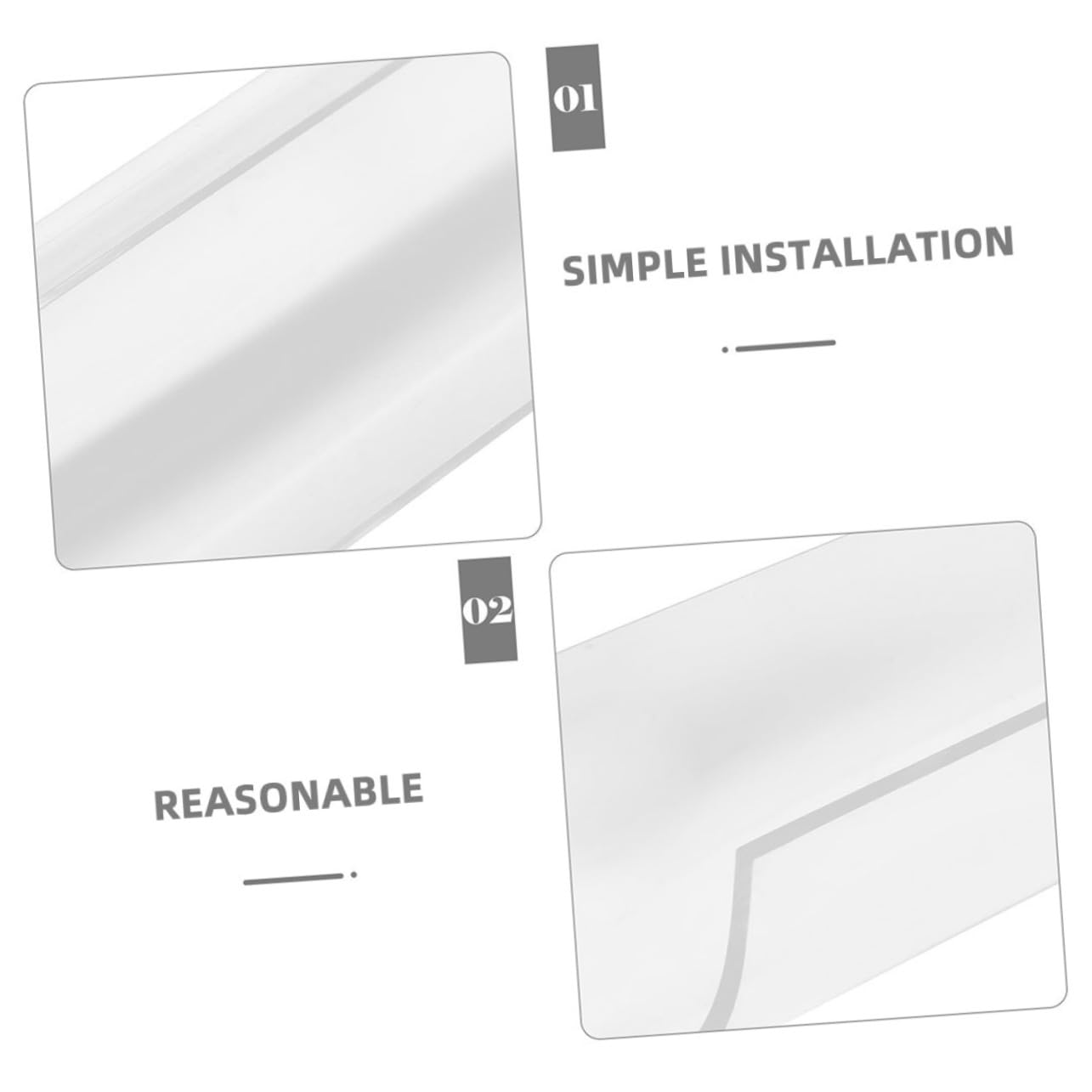 ULTECHNOVO 3 Series Pastel Acrílico U Shape Para Roll De Herramienta Para Hornear Para Principiantes Y Cocina 2 Piezas X 3