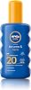 NIVEA SUN SPF20 Sunscreen Body Spray, Instant UVA Protection, 48 Hours Moisturizer, Water Resistant