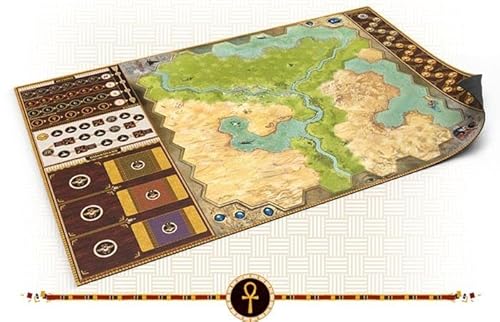 Double-Sided Playmat for Ankh: Gods of Egypt Board Game by CMON