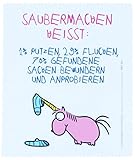 Brillenputztuch - Einhorn