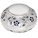 Silver Nickel Vines Funeral Urn by Liliane Memorials - Cremation Urn for Human Ashes - Hand Made in Brass - Suitable for Cemetery Burial or Niche - Large Size fits remains of Adults up to 110 lbs