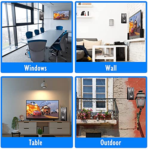 Tv Antenna,Tv Antenna For Smart Tv - Amplified Hdtv Digital Antenna For Tv, Long Distance Indoor/Outdoor Amplified Hdtv Antenna,Support 4K 1080P All Television Outdoor Smart Tv Antenna #TOP5