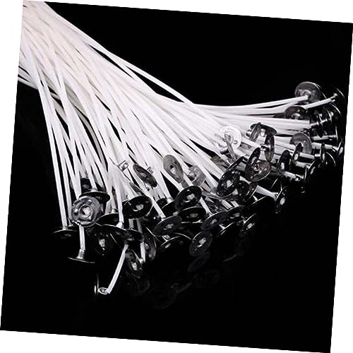 100 mechas de algodón natural para velas 15 cm miniatura 6