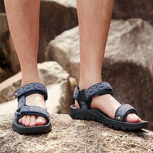 Golden Camel Hiking Sandals For Men Waterproof Non-Slip Lightweight Open Toe Summer Water Sandals For Beach Outdoor Sport Blue #TOP7