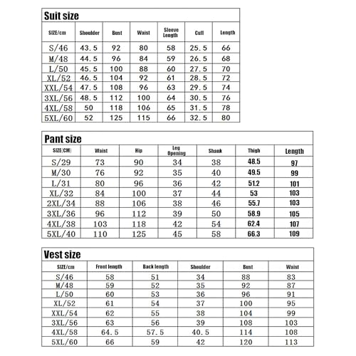 Mens 3 Piece Suits Slim Fit Tuxedos One Button Soild Jacket Vest Pants Mens Wedding Prom Party Business Suit2