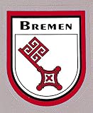 PVC-Aufkleber - Bremen Wappen - 301422 - Gr. ca. 6,5 x 8 cm
