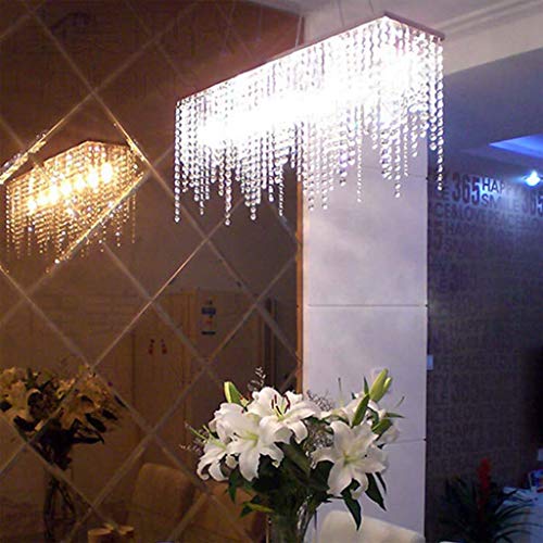 Lustre en cristal de 12 cm de hauteur pour plafond de couloir et entrée