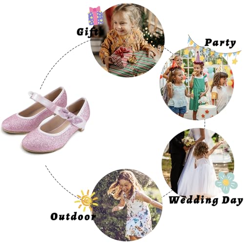 Girls Jasmine Princess Dress Shoes for Toddler/Little Kid/Big Kid4