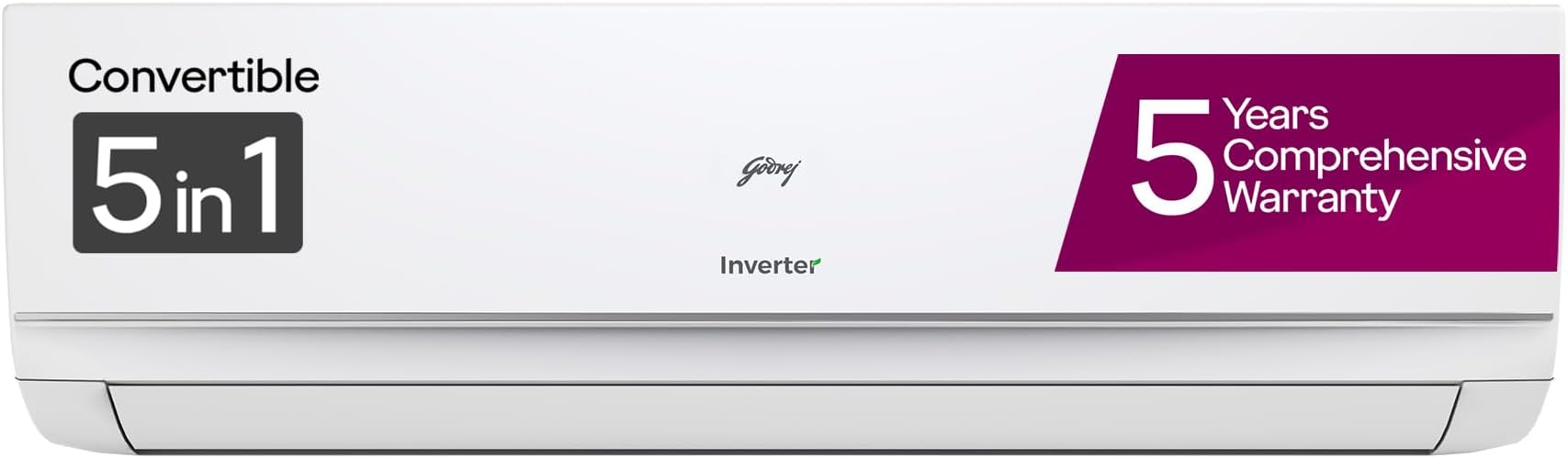 Godrej 1.5 Ton 5 Star, 5 Years Comprehensive Warranty, 5-In-1 ...