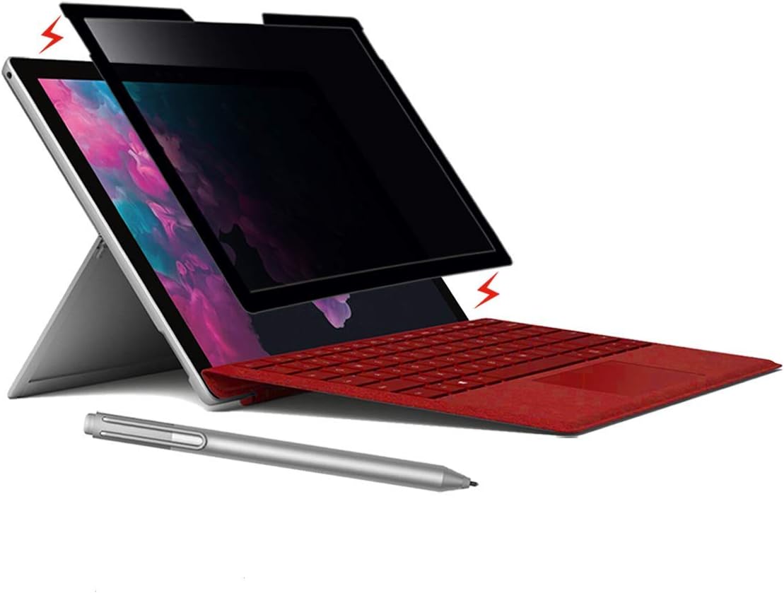 Best Deal Surface Pro Screen Protector, Privacy Filter Compatible with Microsoft Surface Pro 7/6/5/4, Bubble Free Easy Installation, Anti Blue Light