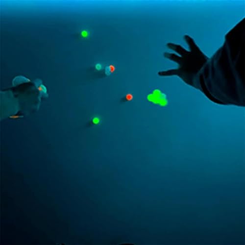 Miniatura 7 de Lumiballs, Lumiballs que brillan en la oscuridad que se pegan, 4812 unidades, bolas adhesivas, pared y techo (8 unidades)