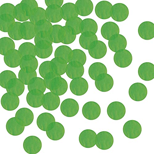Round Green Tissue Paper Confetti Circles For Birthday Party Wedding Baby Shower Table Decoration