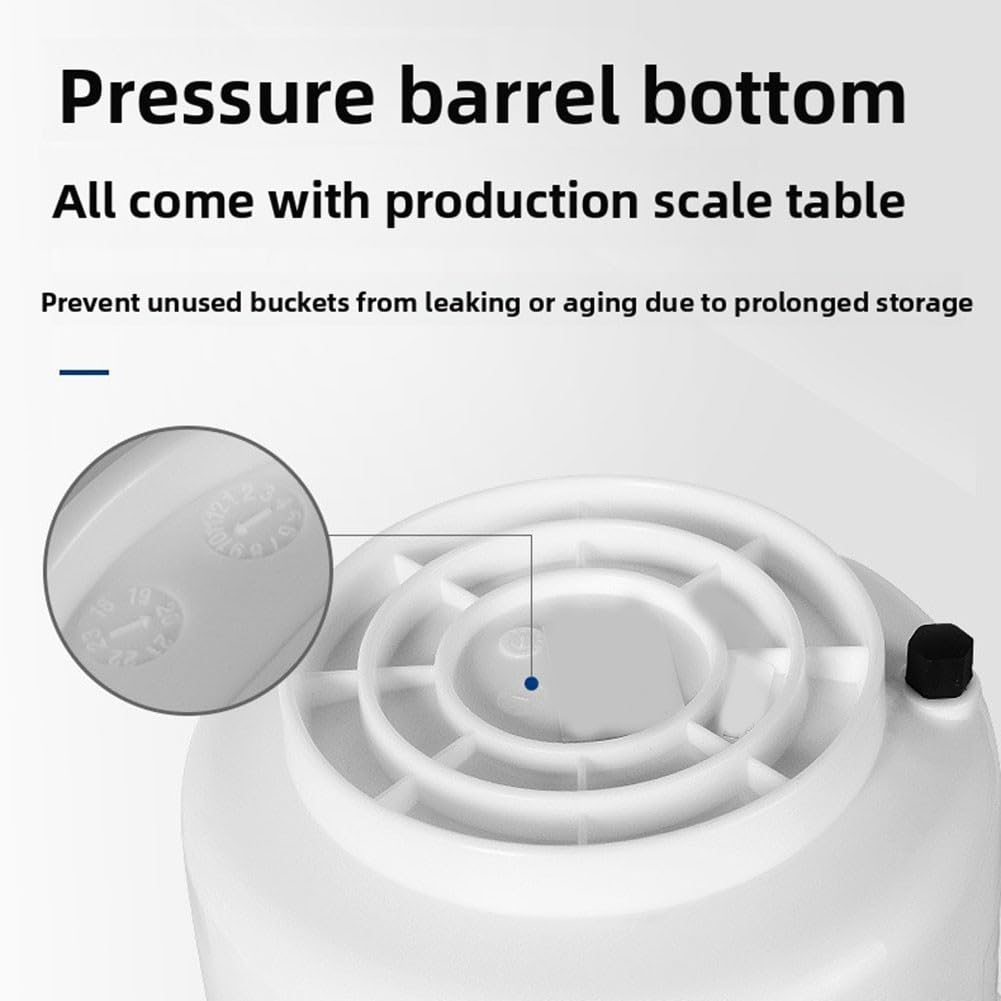 Tanque de agua RO presurizado de 3.2 galones con válvula de bola, Recipiente de almacenamiento PP para purificador de agua casero, diseño antienvejecimiento, fácil instalación, blanco(2)