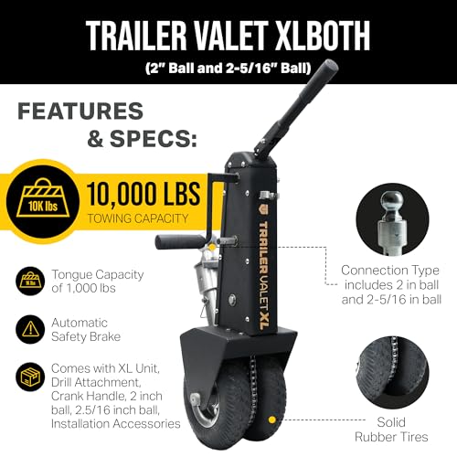 Trailer Valet TVXLBOTH Trailer Dolly With 2 Inch Ball And 2-5/16 Inch Ball thumb #2