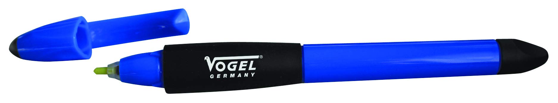 Vogel Germany Ätzstift Metall blau (zum Markieren von Metallen und Aluminium, austauschbare Mine, inkl. Halter und 2 Minen) 334503